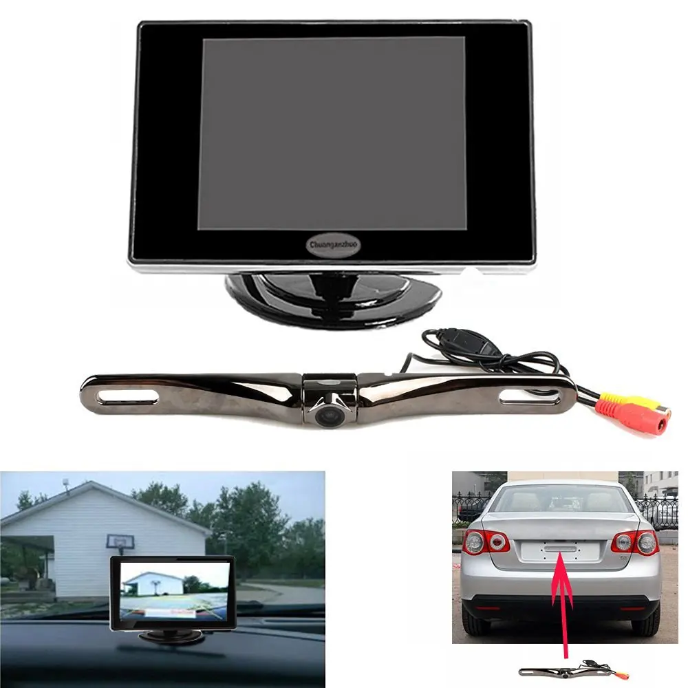 LICENSE REAR VIEW //REVERSE //BACK UP CAMERA FOR JVC KW-V330BT KWV330BT