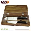 Kitchen Utensil Damascus steel Chef Knife 2 Piece Set with Knife Box Bamboo Gifts