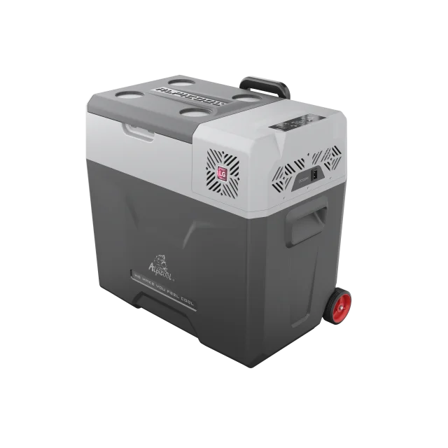 Wholesale Portable Mini Fridge Freezer With Wheels Ac/dc 12v/24v 30/40