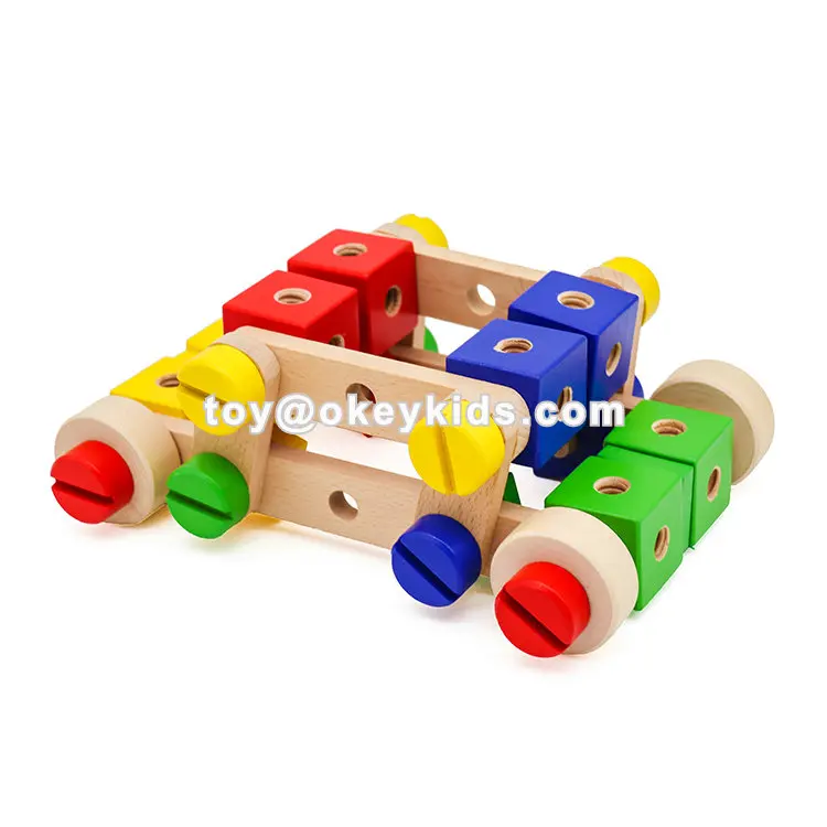 New Hottest Educational Wooden Toy Nuts And Bolts Sets For Kids W03c029 ...