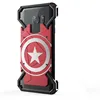 R-JUST Supper Captain America Armor Heavy Dust CNC Metal protect Skeleton Head Phone Case Cover For Samsung S9 Plus Note8
