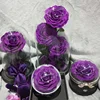 Large size eternal preserved flower rose in glass bubble