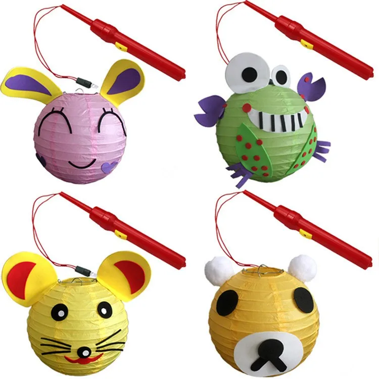 Diy Animal Led Paper Lanterns For Children Buy Electric Paper
