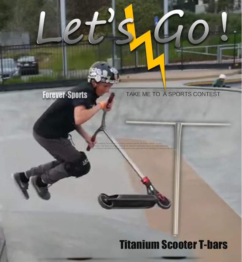 Ultralight Titanium Pro Stunt Scooter Bars Trick Kick Scooter Handlebar