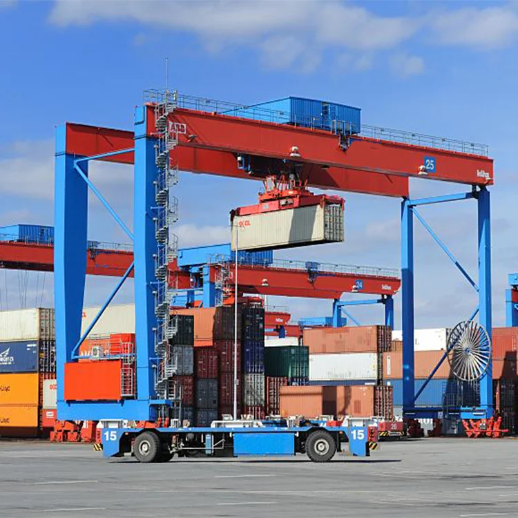 Port Lifting Container Cranes40t Rubber Tyre Gantry Cranesstraddle