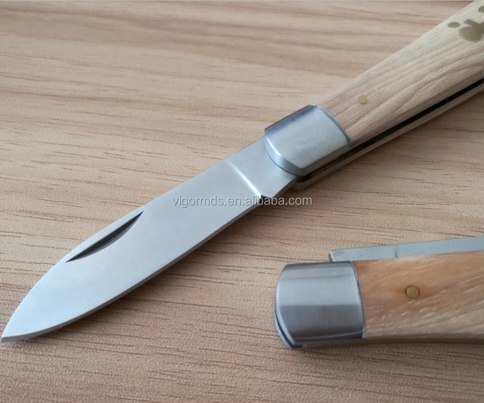 (pkgc1216) 3.5" Traditional Slip Joint Lock Wood Handle Folding Sailor