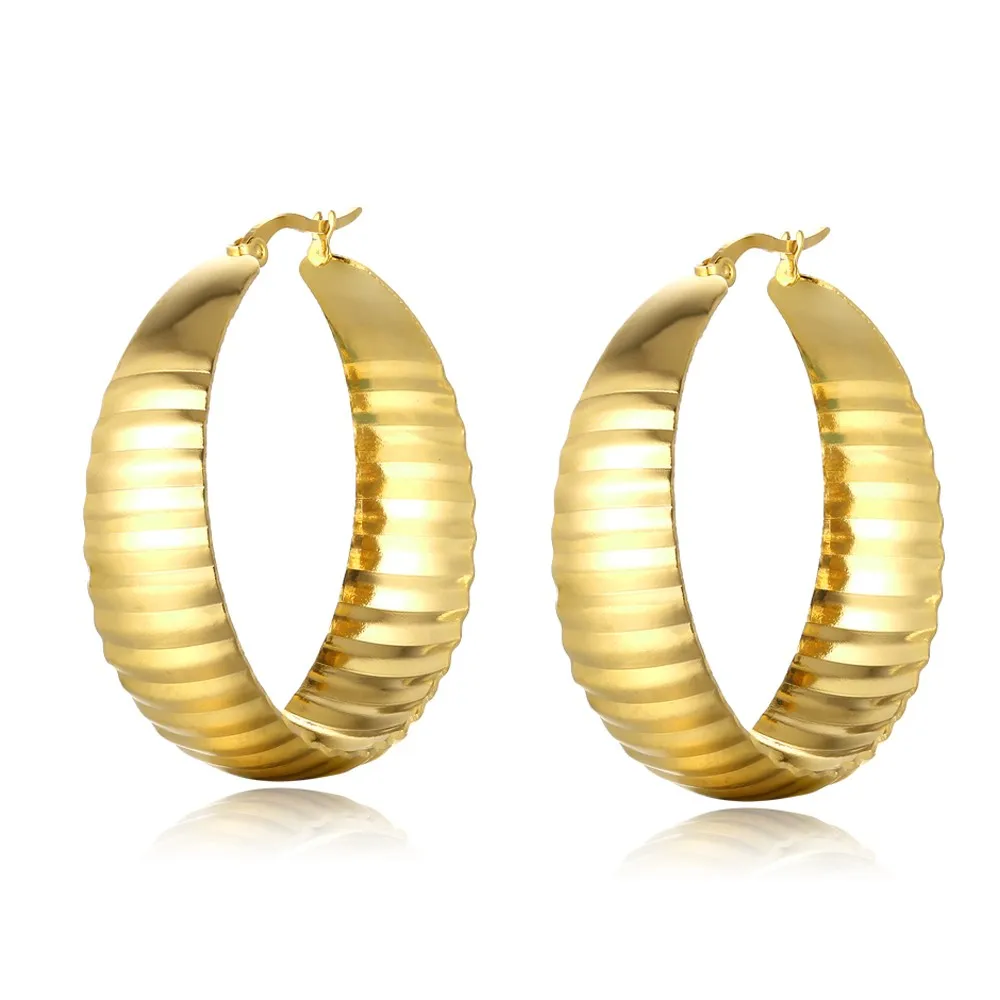 Personalized Costume Jewelry Hoop Earrings Beauty Supply Gold Plated ...