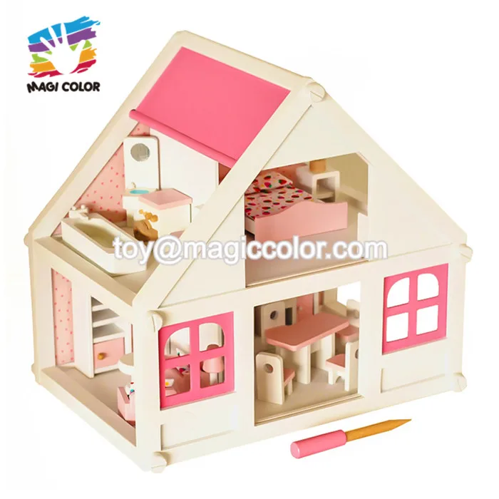 cheap wooden dolls house