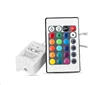 Dedicated for led strip lights 24 button IR remote controller, easy to use rgb led controller