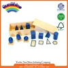 2016 Educational toy Blue Geometric Solids with Box Montessori , montessori mathematics