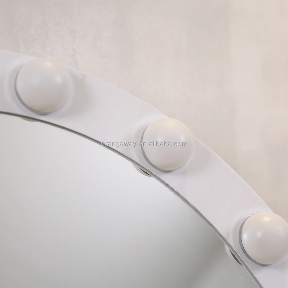 Magnifying Square Beauty Salon Vanity Mirror Bedroom Vanity Mirror With