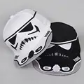 2015 Vogue Star wars Black White warrior mask Women Men Casquette canvas hip hop hats Gorras