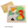 Cartoon Animals Traffic fairy tale wooden puzzle