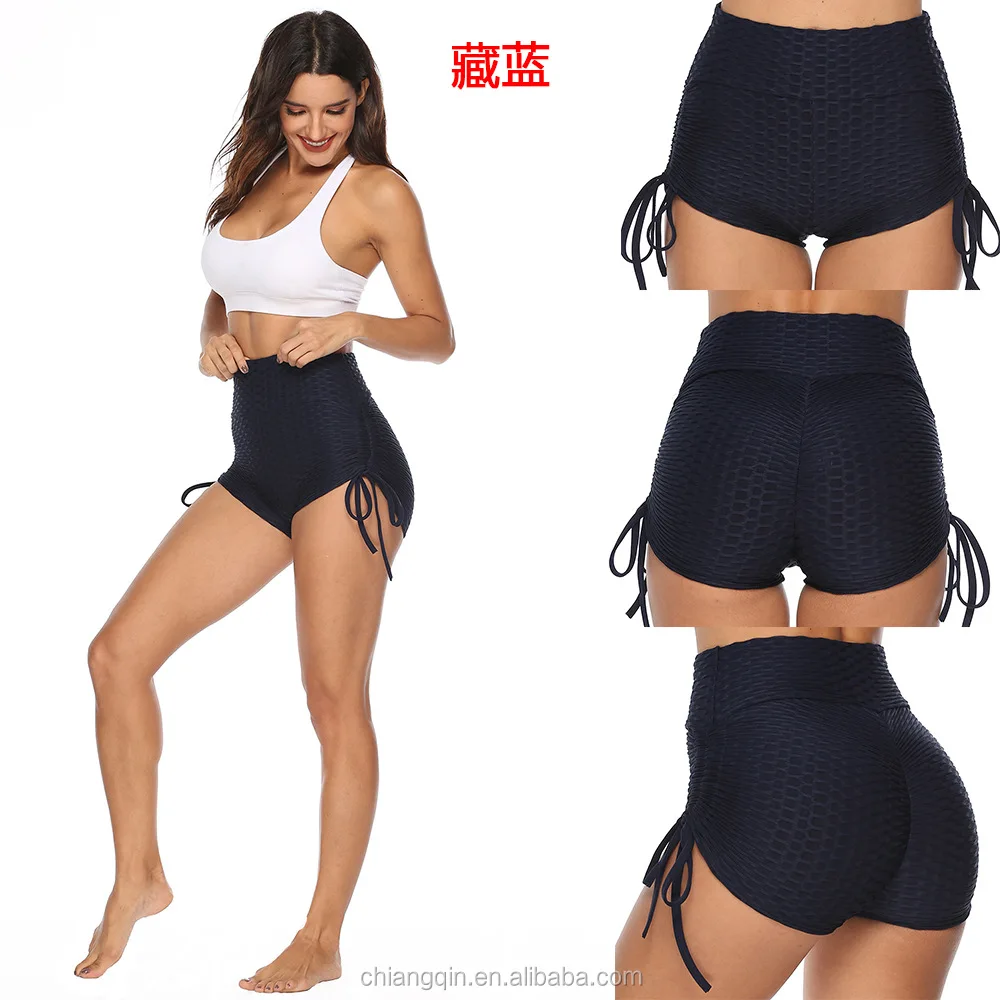 Wholesale Booty Shorts Women Scrunch Butt Shorts Gray Sexy Workout Gym Shorts Dropshipping - Buy 
