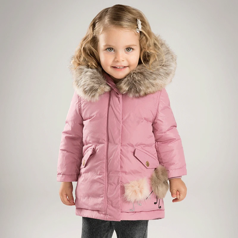 Db6098 Dave Bella Winter Baby Girls Down Jacket Children 90% White Duck ...