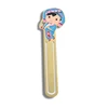 Hot sale fill in color blue image custom metal bookmark