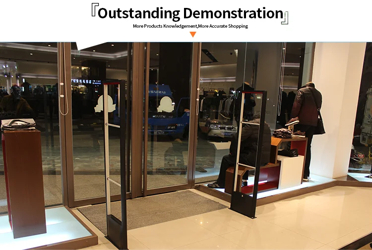 RF EAS System Clothes Sensor Gate Security Antenna 8.2mhz Alarm EAS System Mall Supermarket Anti-theft Door Anti shoplifting