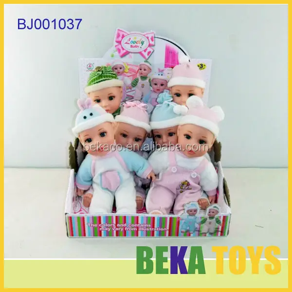 Kids Toys Lovely Baby Boy Doll Small Vinyl Baby Doll Cheap Reborn Baby