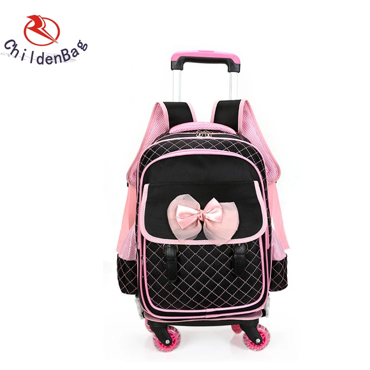 Online Shopping Bag Colorful Little Girl Pink Gps Tracking Trolley