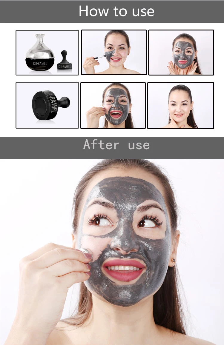 DR.RASHEL New Arrival Collagen Magnetic black Face Mask blackhead remover Magnetic mud mask