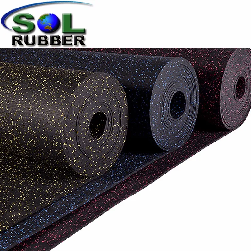 SOL RUBBER EPDM gym rubber flooring roll EPDM particles mixed - Buy Rubber  Flooring, rubber flooring roll, rubber roll flooring Product on SOL RUBBER