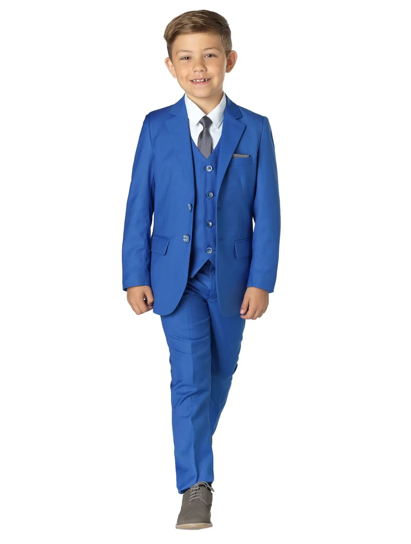 Мальчик в синем костюме