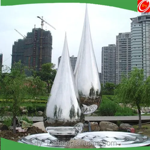 Garden stainless steel sculpture , large hollow stainless steel ball sculpture