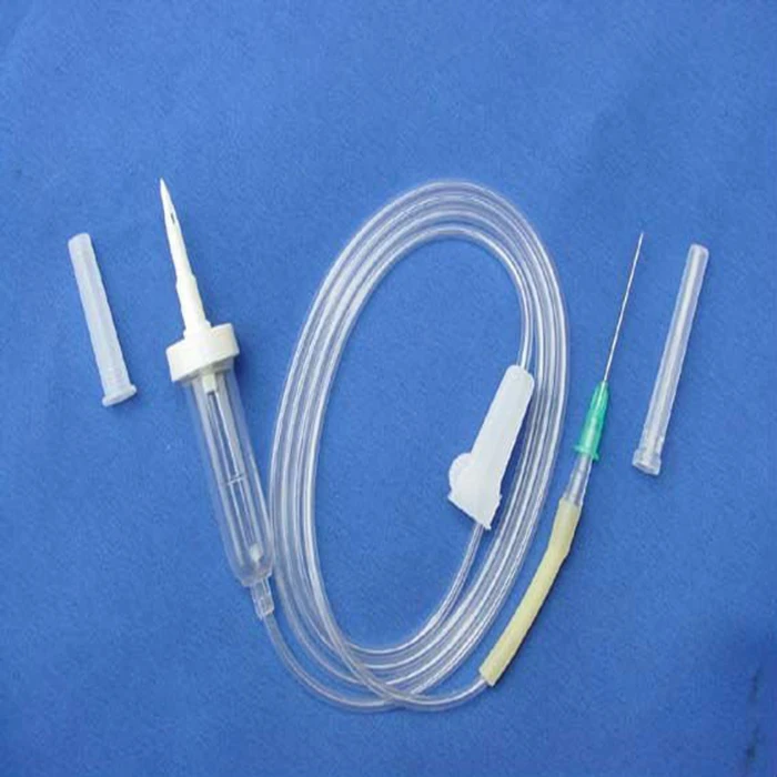 
Disposable Medical single use IV infusion set with drip chamber 