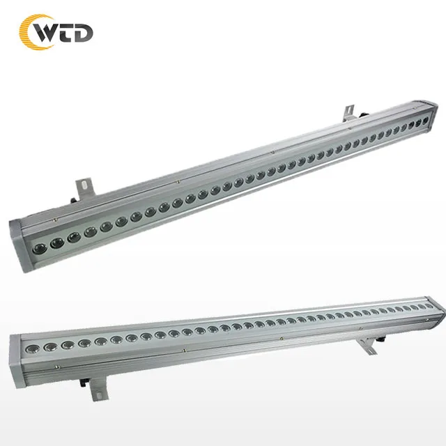 108w 36pcs 3w long bar outside use rgbw led bar light wall washer light with dmx control