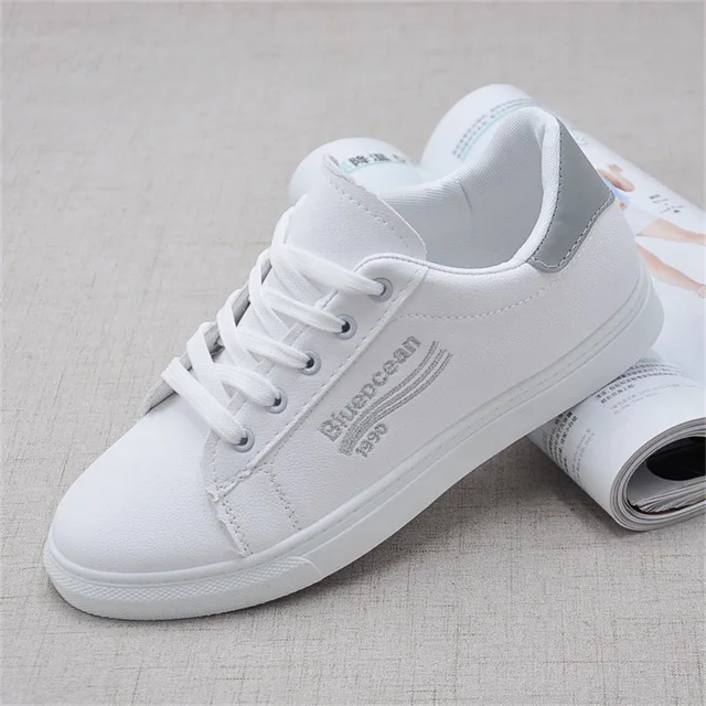 Newest Cheap White Leather Shoes For Women Spring And Summer White ...