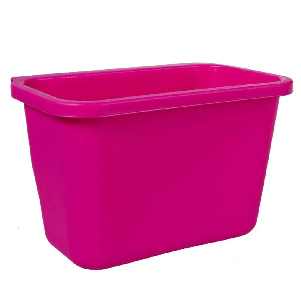 WMSTUDIO Slim Open Recycler Trash Can,Hanging Standing Kitchen Waste Bin Dustbin Scrap Storage Box Rose Red