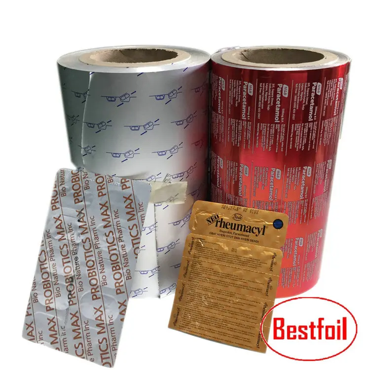 Chemical Formula Aluminum Blister Foil For Nc Primer Aluminum Foil With