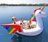 hot selling inflatable pegasus pool floats island party inflatable flying horse water pool toys for sale