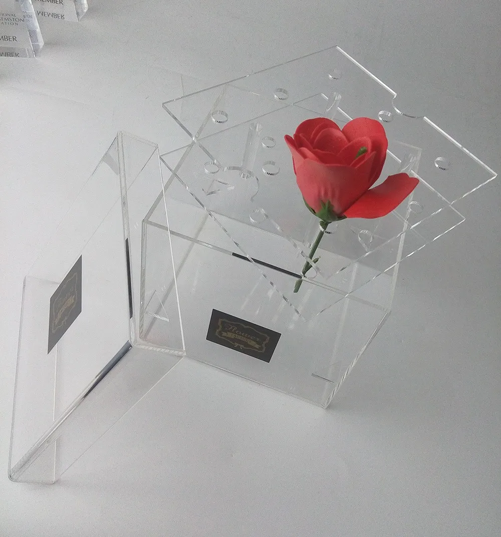 Fashionable Clear Acrylic Flowers Box - Buy Clear Acrylic Flowers Box ...