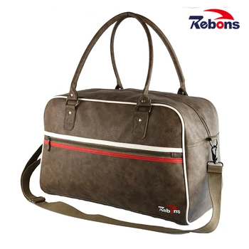 large mens leather duffle bag