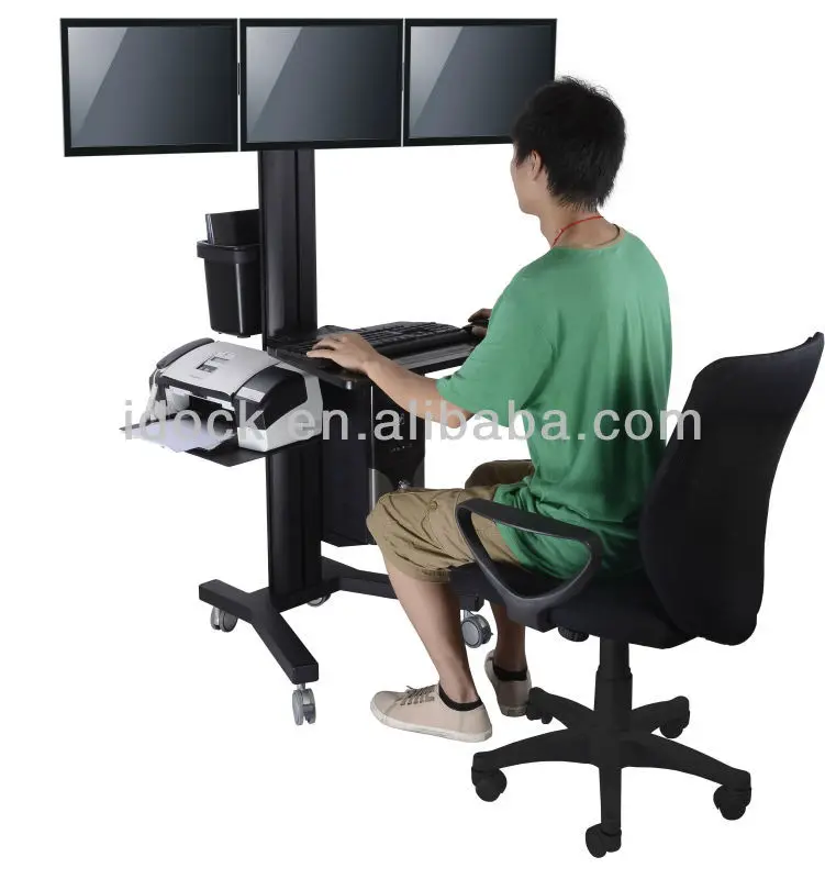 Pc Mobile Cart Laptop Desk Arm Laptop Table Vz1203 Buy Laptop