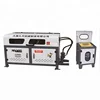 Automatic steel pipe bar surface straightening rust cleaning blasting painting machine