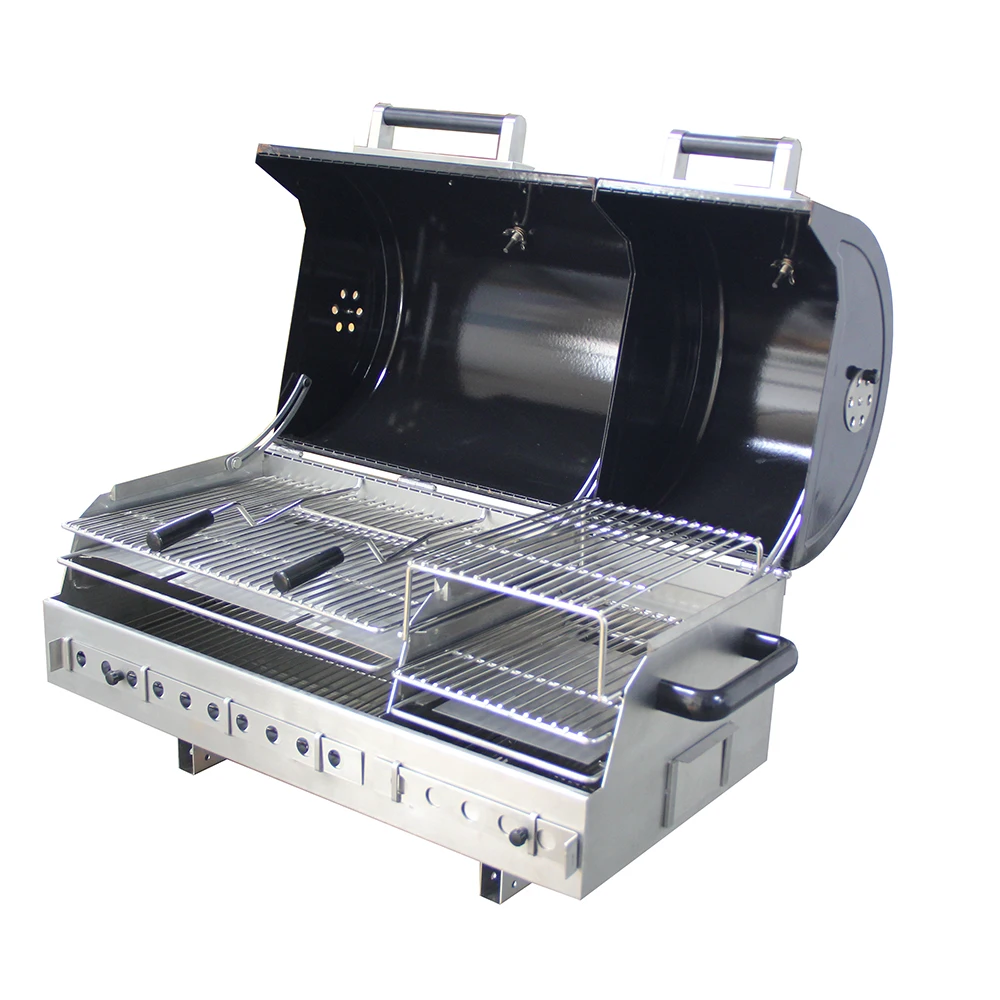 Real Grillmaster Charcoal Bbq Barbecue Multifunction Grill For Man