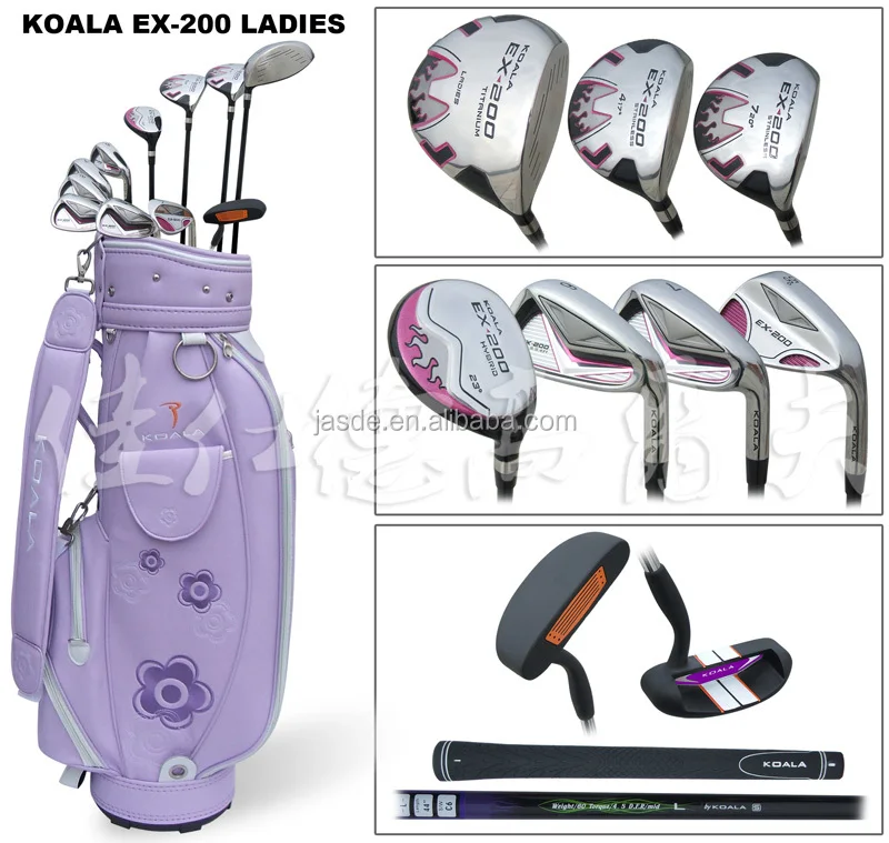 Japanese Custom Brand Lady Pink Golf Club Complete Full Set For Women
