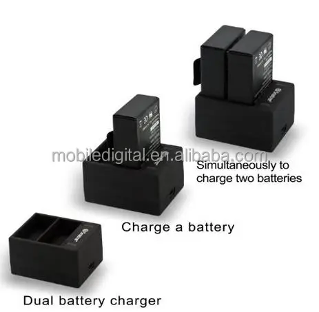 For Gopro Hero Accessories Set & Dual Channel Charger & Battery With
