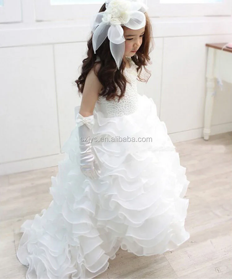 white fancy dress for girl
