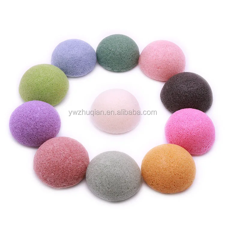 Factory Wholesale Korean Face Cleaning Charcoal Konjac Sponge Buy