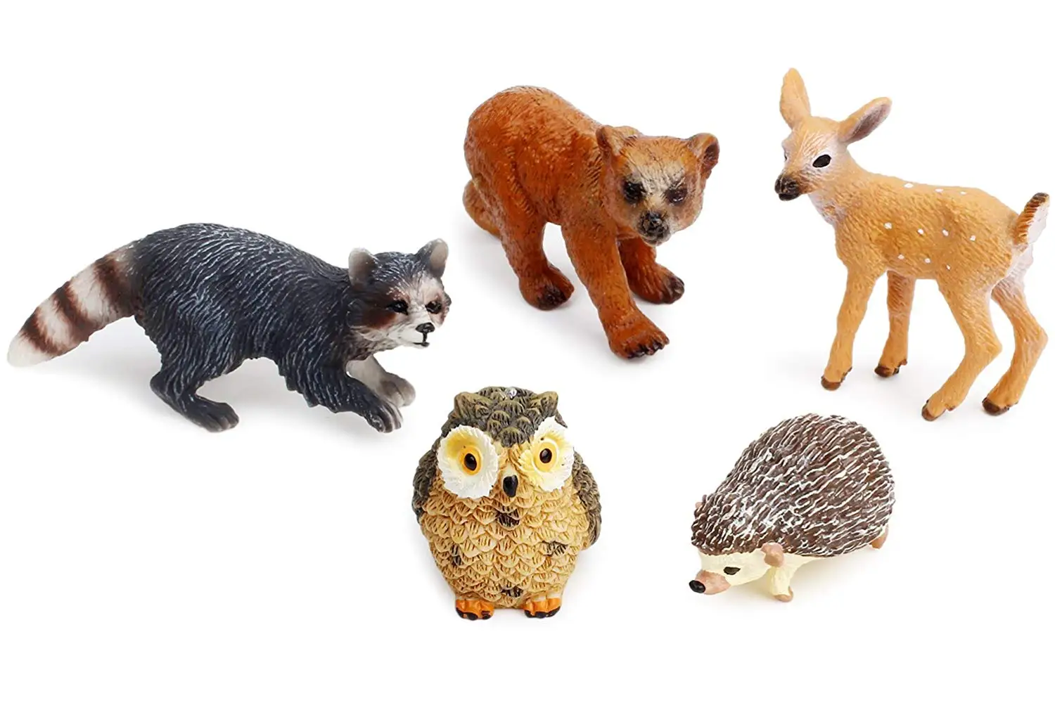 woodland animal toy set