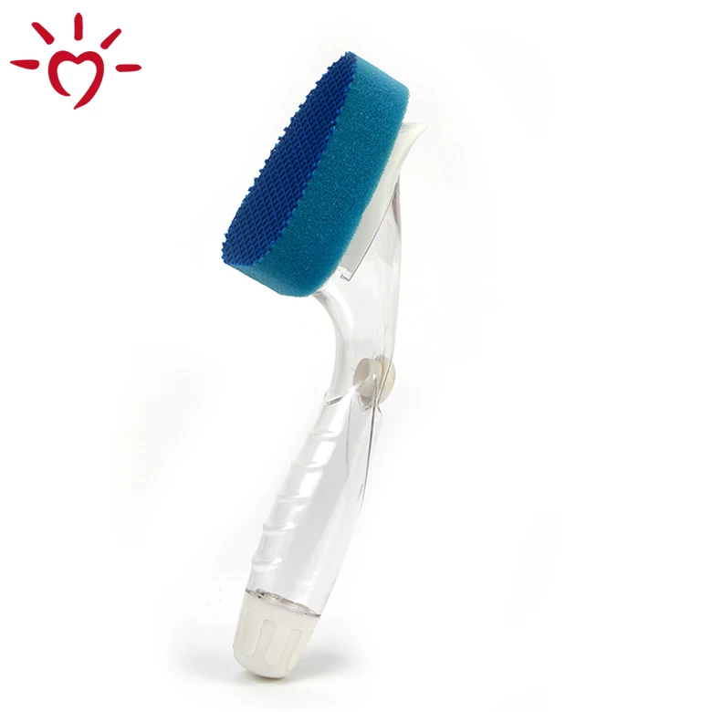 High Density Sponge Kitchen Cleaning Soap Dispensing Dish Cleaning