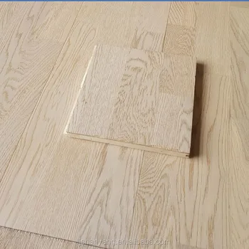 Semi Solid Parquet 3 Strips Ivory Color Stained Oak Buy Semi