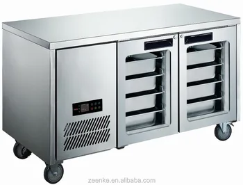 Glass Door Beer Bar Worktable Refrigerator With Sink Bench Buy