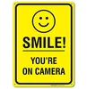 Smile You Are on Camera Sign Traffic Reflective Temporary Road Safety Sign