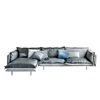 Nice design couch living room furniture leather sofa modern corner sofa