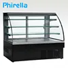 Table top refrigerated small bakery cake shelf chiller display case