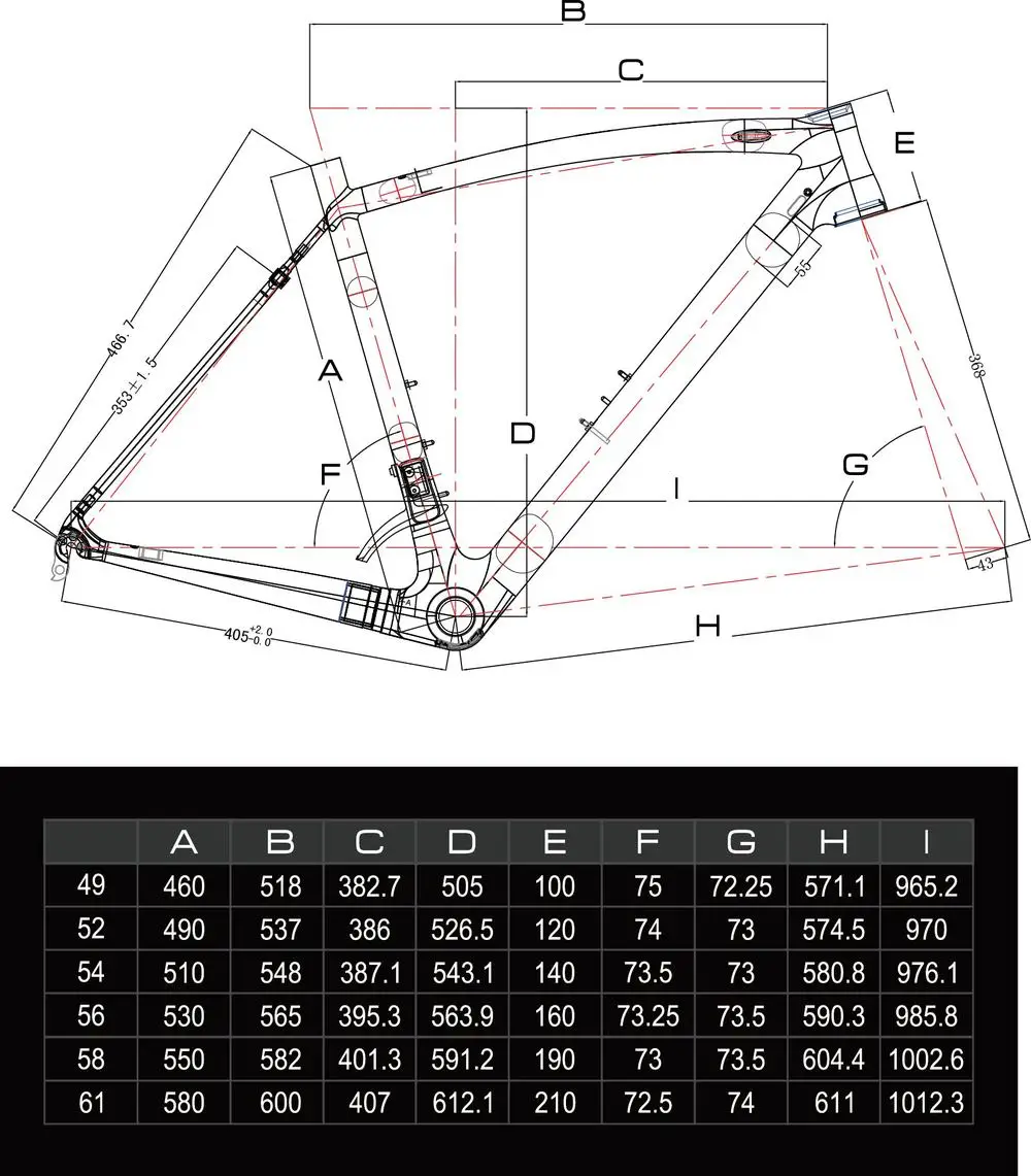 Dengfu Hot Selling China Carbon Bike Frame Bb30 Bsa Bb86 Road Carbon